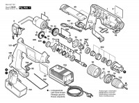 Bosch 0 601 937 7B1 Gsb 9,6 Ves-2 Cordless Impact Drill 9.6 V / Eu Spare Parts